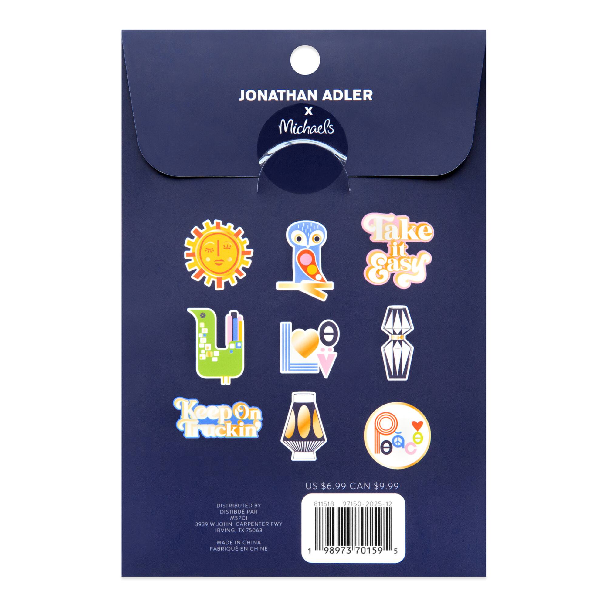 Jonathan Adler x Michaels Cali Crafters Vinyl Stickers